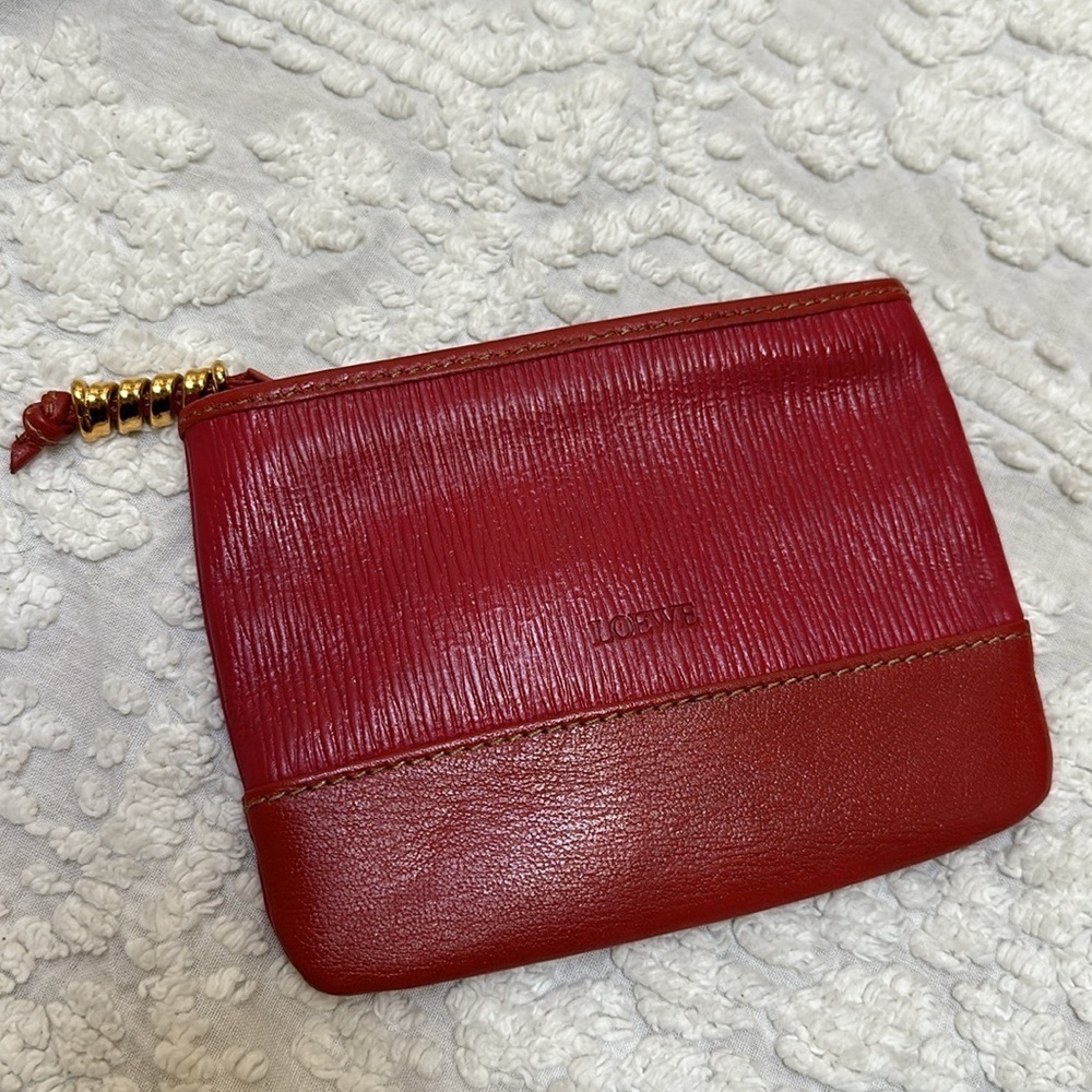 Loewe Mini Pouch Bag Vintage Refurbished | Red